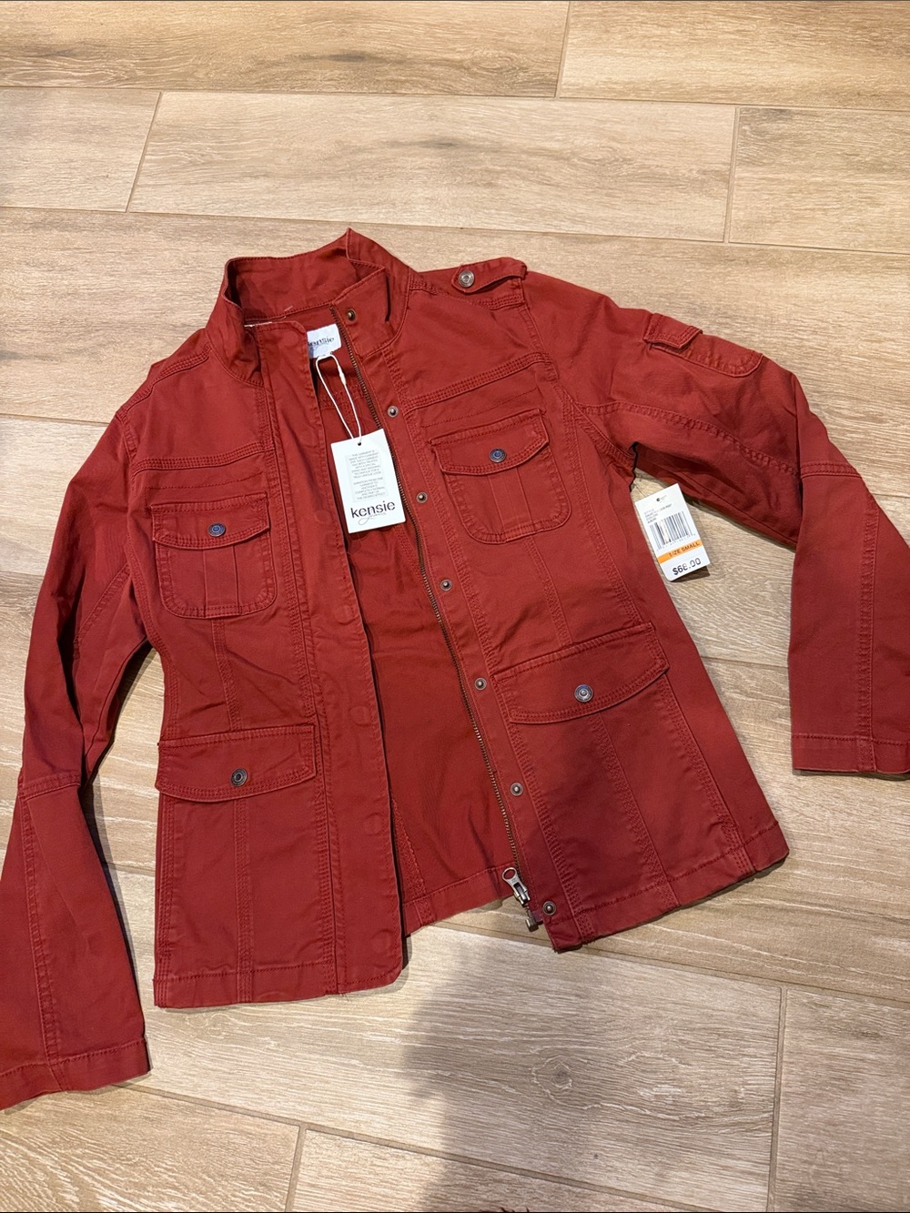 Kenzie Jacket SMALL Color Auburn
